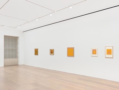 Josef Albers Sunny Side Up, Exhibition view. Courtesy of David Zwirner