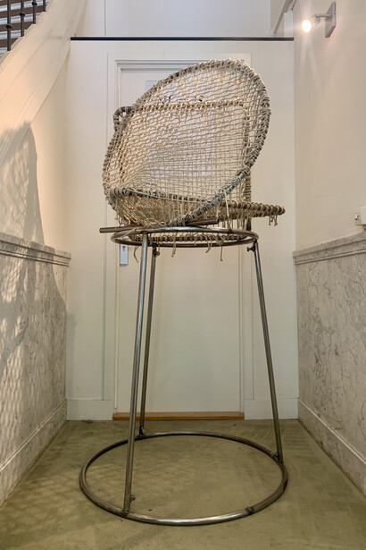 Dré Wapenaar, Shelters and textiles, exhibition view. Courtesy of NL=US Art 