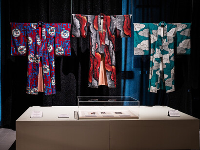 Mostra Kimono, Riflessi d'arte tra Giappone e Occidente, Museo del Tessuto. Courtesy Museo del Tessuto di Prato