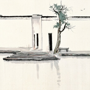 Wu Guanzhong, Two swallows, 1981. Courtesy of Hong Kong Museum of Art