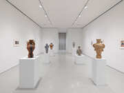 Peter Schlesinger, New sculptures and photographic memories, exhibition view. Courtesy of Sperone Westwater