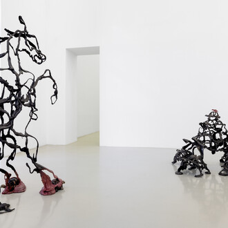 Raphaela Vogel, Stop! (The infinite regress), ausstellungsansicht. Mit freundlicher genehmigung der Galerie Meyer*Kainer