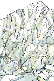 Darthea Cross, Katahdin's Call, 30x48 acrylic on canvas