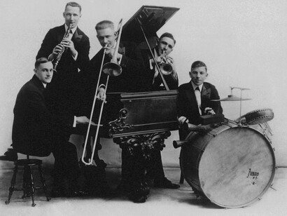 Nick La Rocca e la sua band negli anni '20