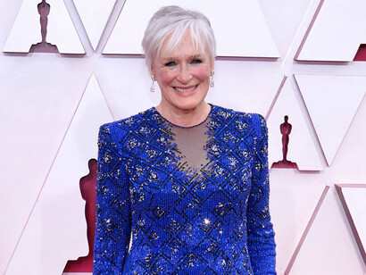 Glenn Close, nominada a mejor actriz de reparto, a su llegada a la alfombra roja de la Union Station de Los Ángeles. Foto: Chris Pizzello