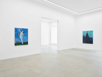 Joshua Petker, Hyacinth canyon, exhibition view. Courtesy of Anat Ebgi