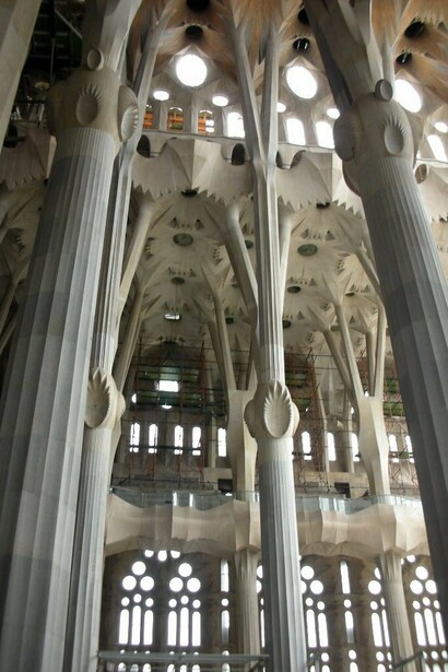 Interior de la Sagrada Familia