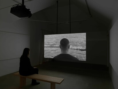Angel Otero, Agua salada (Salt water), exhibition view. Courtesy of Hauser & Wirth Gallery