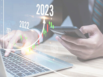 Businesspeople analyzing finance, technology, and investments for growth and success