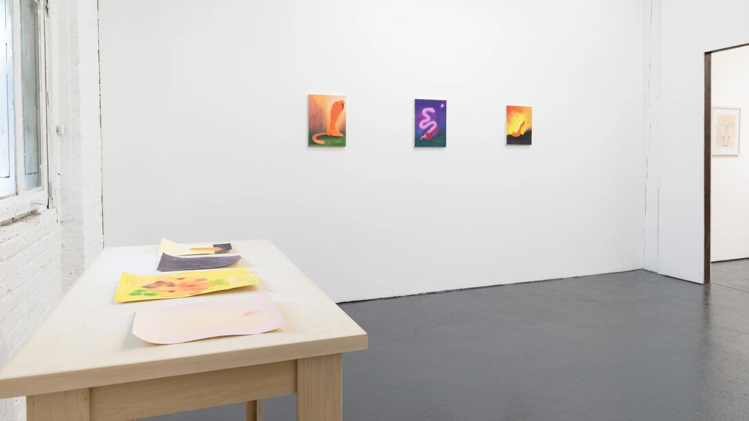 Grace Mattingly, Sundown, exhibition view. Courtesy of Goldfinch Gallery