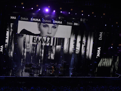 Emma (Marrone) ai Wind Music Awards 2016 presso l'Arena di Verona, Italia