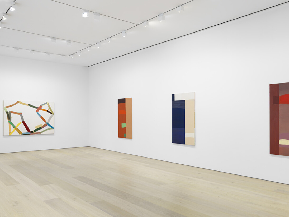 Al Taylor. Early Paintings, Exhibition view. Courtesy of David Zwirner