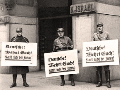 El boicot es considerada la primera acción planeada a nivel nacional por el gobierno de Hitler en contra de los judíos