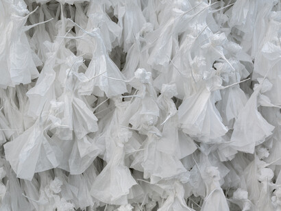 Le Lien des mondes, Exhibition view. Courtesy of Magazzino Gallery