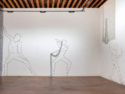 Rodolfo Díaz Cervantes and Marco Rountree, al alimón, exhibition view. Courtesy of Saenger Gallery