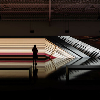 Ryuichi Sakamoto, Seeing sound, hearing time, exhibition view. Courtesy of Hamburger Bahnhof