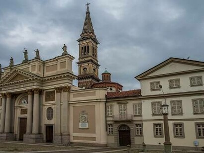 La cattedrale di Alessandria, Italia