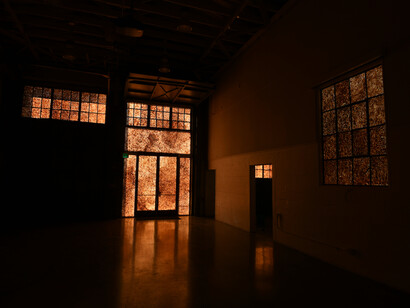 Installation views of Andy Goldsworthy at the Fort Mason Firehouse,
on view from March 12 to March 23, 2022, installed as part of Haines
Gallery's exhibition Firehouse
Photos: Andy Goldsworthy