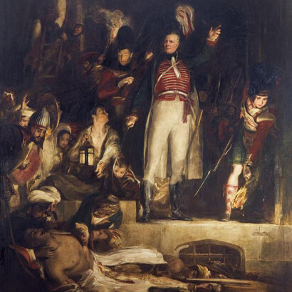 Sir David Wilkie
General Sir David Baird Discovering the Body of Sultan Tippoo Sahib after having Captured Seringapatam, on the 4th May, 1799