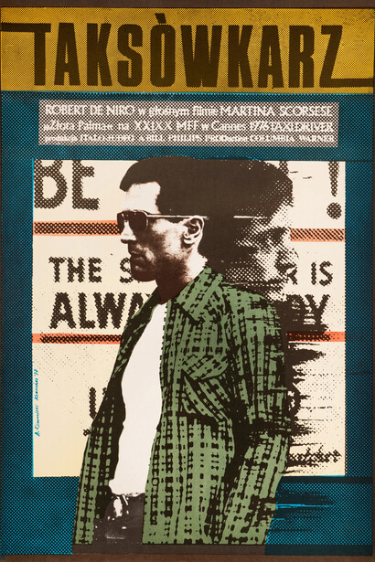 Poster polaco de Taxi Driver por Andrzej Klimowski (1978)