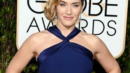 Kate Winslet en la ceremonia de entrega de los Globos de Oro 2016