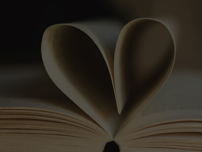 Heart shaped book pages