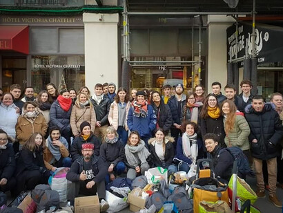 Association Réchauffons nos SDF. Bénévoles © DR