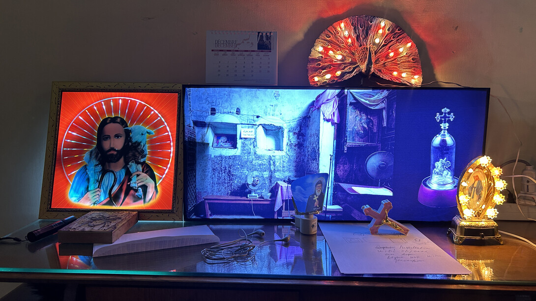 Xenia Nikolskaya, Plastic Jesus. Courtesy of Mashrabia Gallery of Contemporary Art