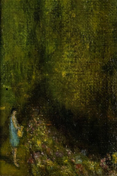 JohnHenry Tecklenburg, Gathering flowers (detail). Courtesy of Bowery Gallery