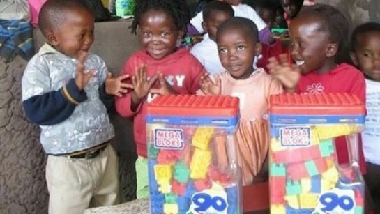 The children, learning and having fun in Ha Semenyane