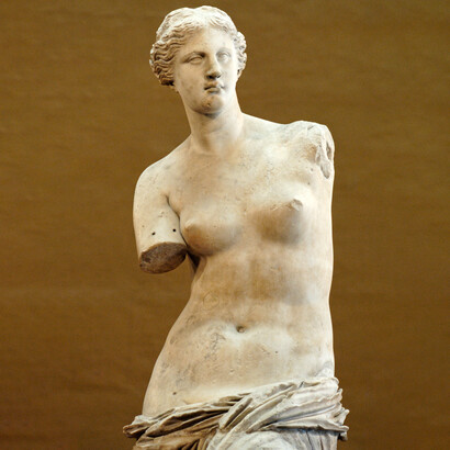 Venus de Milo, una de las estatuas más representativas del periodo helenístico de la escultura griega