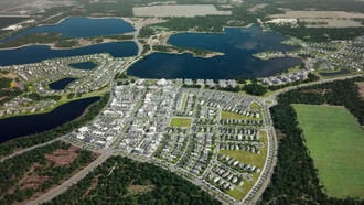 Babcock Ranch, in southern Florida, USA, is a sustainable community 