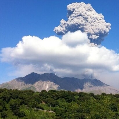 Vulcano Sakurajima, Giappone. Foto di Corrado Cimarelli