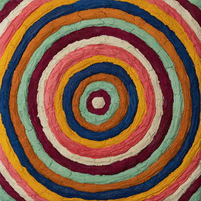 Afra Alsuwaidi, Hit it 03, plaster, fiber glass on canvas, 60x60cm, 2021. Courtesy of the artist and Artbooth Gallery, Abu Dhabi
