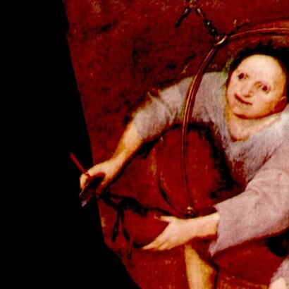 «O misantropo», detalle, de Pieter Bruegel, o Velho
