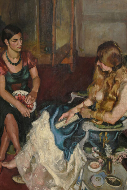 Amrita Sher-Gil, Young girls (detail), Paris, June 1932. Courtesy of Drents Museum 