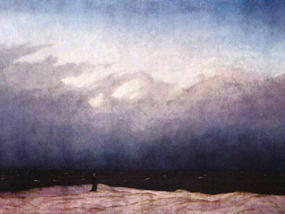 «Monje a la orilla del mar» (1808-1810), Caspar David Friedrich