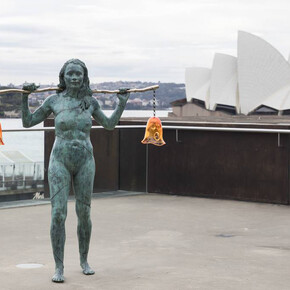 Nell, holding both, 2026, exhibition view. Courtesy of MCA
