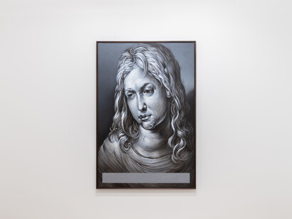 Various artists, Potential colour, exhibition view. Courtesy of Galerie Max Hetzler