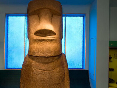 Margaret Mead Hall of Pacific Peoples, Exhibition view. Courtesy of American Museum of Natural History