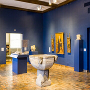 Various artists, Cracking the cosmic code. Numerology in medieval art, exhibition view. Courtesy of WCMA