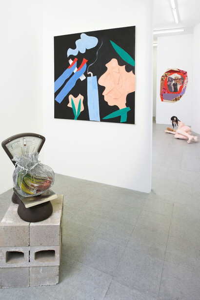 Red Hills of Lardossa, Exhibition view. Courtesy of Downs & Ross