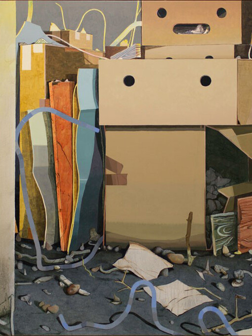 Sem título, 2015, Acrílico e óleo sobre tela, 92x73