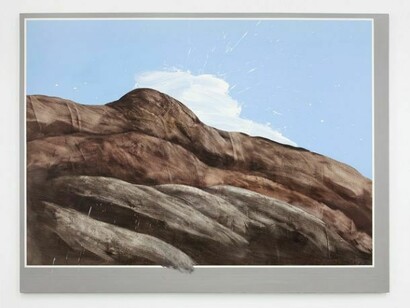 Llyn Foulkes, The Splash, 1984, Mixed Media, 72 x 96 inches (182.9 x 243.8 cm) © Llyn Foulkes, photograph taken by Lance Brewer, courtesy of Andrea Rosen Gallery  