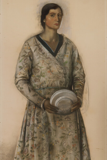 Pietro Gaudenzi, Donna con piatti