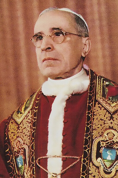 Pope Pius XII (Italian: Pio XII; born Eugenio Maria Giuseppe Giovanni Pacelli; 2 March 1876 – 9 October 1958) served as head of the Catholic Church and sovereign of Vatican City from 2 March 1939 until his death. He remains the most recent pope to assume the pontifical name “Pius”