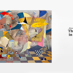 Alejandro Ospina, The kingdom in the middle, vista de exhibición. Cortesía de Galería La Cometa 