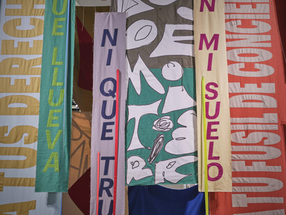 Nadia Hernández, Para verte mejor, en todo tiempo (To see you better, at all times), exhibition view. Courtesy of Art Gallery of NSW