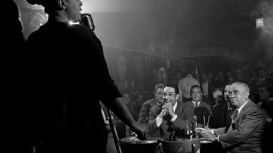 Herman Leonard, Ella Fitzgerald, Downbeat Club, New York City, 1949