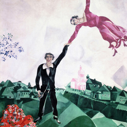 Chagall, La-passeggiata, San-pietroburgo, Museo-statale-Russo